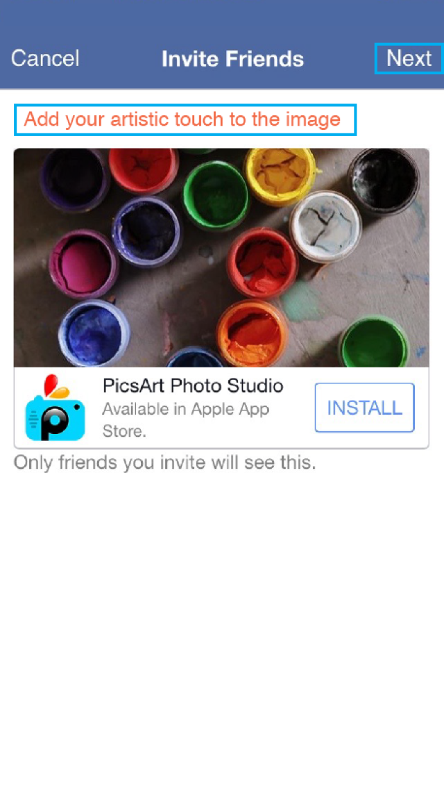 PicsArt’s #freetoedit collaborate with Facebook friends